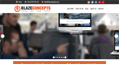 Desktop Screenshot of blazeconcepts.co.uk